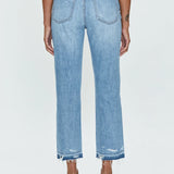 Charlie High Rise Classic Straight Leg Denim - Scenic Distressed [Pistola]
