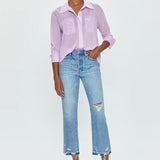 Charlie High Rise Classic Straight Leg Denim - Scenic Distressed [Pistola]