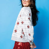 "Doctor" All Over Sweatshirt - Grey [Queen of Sparkles]