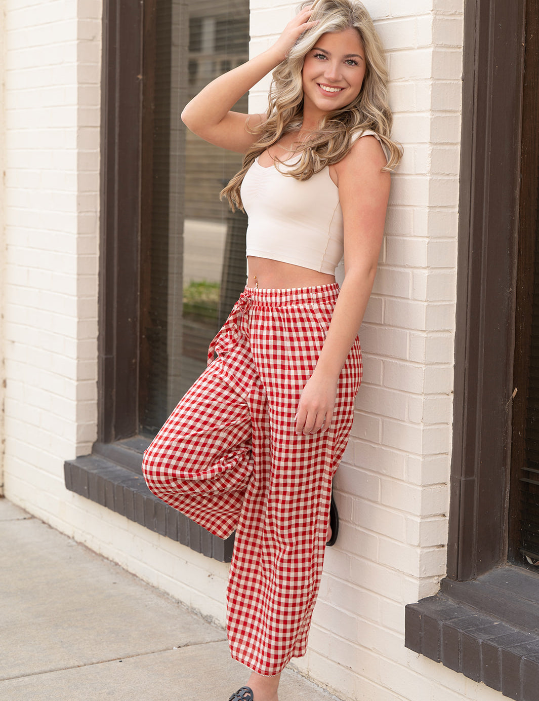 Apple Butter Pants - Red Ivory