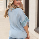 MOM Blue Sparkle Tee- Brianna Cannon