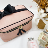 Medium Box Makeup & Toiletry Case – Pink/Blush