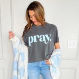 Pray. Puff Crop Tee