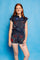 Denim Groovy Star Romper - Denim [Queen of Sparkles]