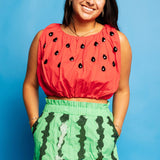 Watermelon Rind Skort - Green [Queen of Sparkles]