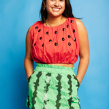 Bubble Watermelon Seed Top - Red [Queen of Sparkles]