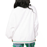 Licensed Elphaba & Glinda Card Sweatshirt -White [Queen of Sparkles]