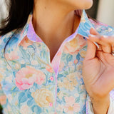 Preppy Floral Button Down Shirt – Brianna Cannon