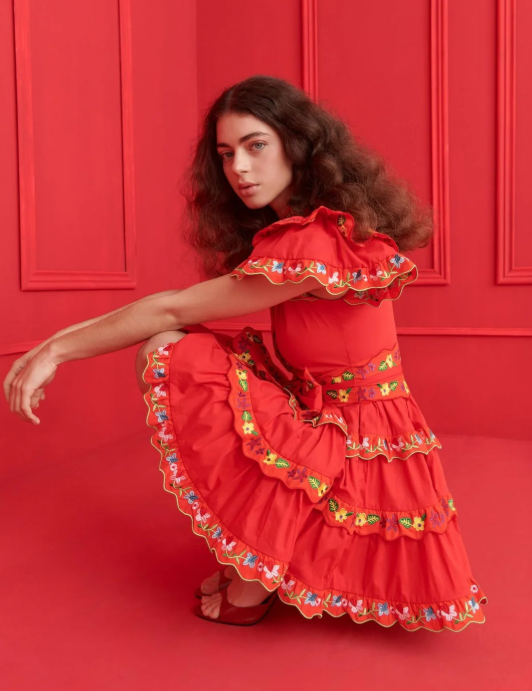 Haze Dress Red – Celia B