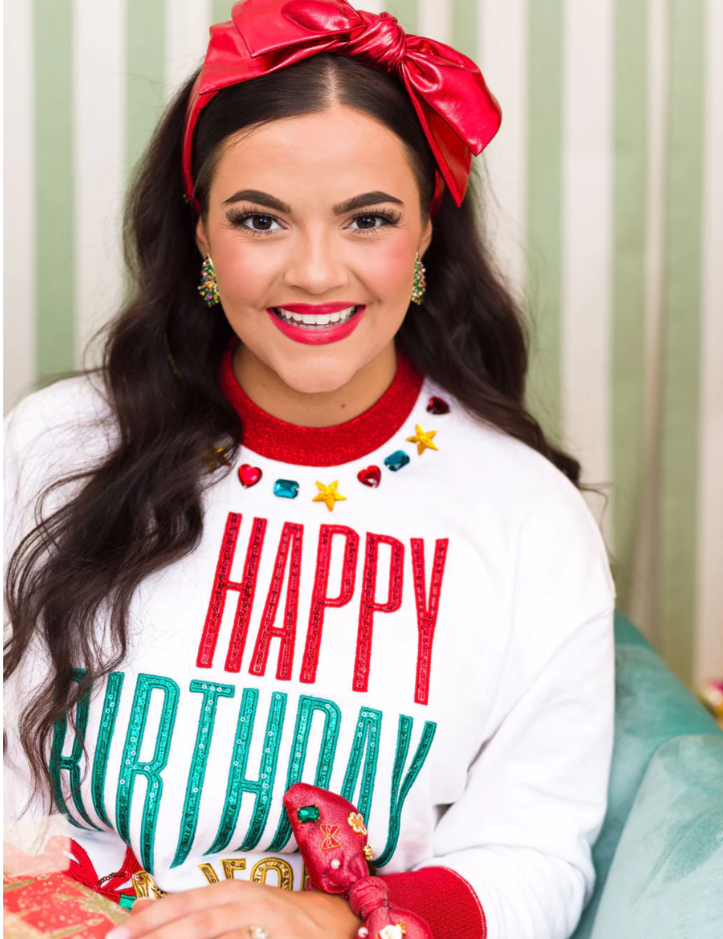 Red Metallic Side Bow Headband- (Brianna Cannon)-Pre Order