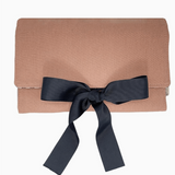 Large Jewelry Roll Travel Pouch – Pink/Blush