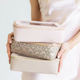 Clear Toiletry Bag - Nude [Hollis]