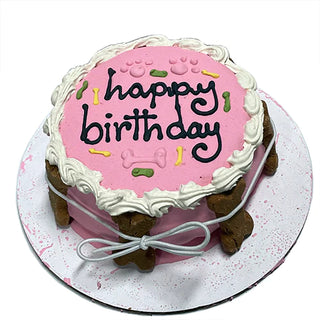 Fur Baby Birthday Cake Shelf Stable - Pink