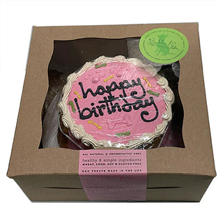Fur Baby Birthday Cake Shelf Stable - Pink