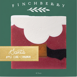 Santa Stocking Stuffer Vegan-Friendly Holiday Boxed Soap-Finch Berry