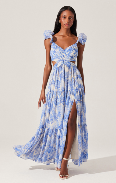 LERURE リルアー　Circurar sleeve flower dress Circurar sleeve flower dress（ドレス）｜LE'RURE（リルアー