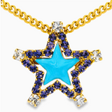 Sweet Star Necklace-TOVA-Light Blue