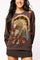Brown Turkey & Leaves Sweatshirt - Brown [Queen of Sparkles]