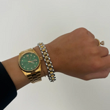 Watch Band Bracelet-Chansuttpearls-Two Toned