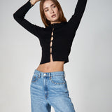 Jolene High Rise Studded Flare - La Brea [Unpublished]
