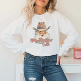 Merry Christmas Y’all Santa Sweatshirt – White