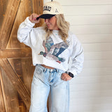 The Bedazzled Duck Tee - Ash Grey