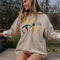 Pop Off Campus Crew Sweatshirt - Sand