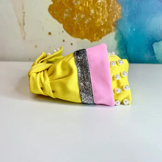 Adult Size Pencil Slide Bow Headband