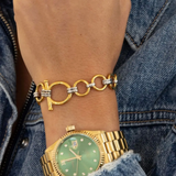 Jessica Bracelet-Chansuttpearls-Silver & Gold