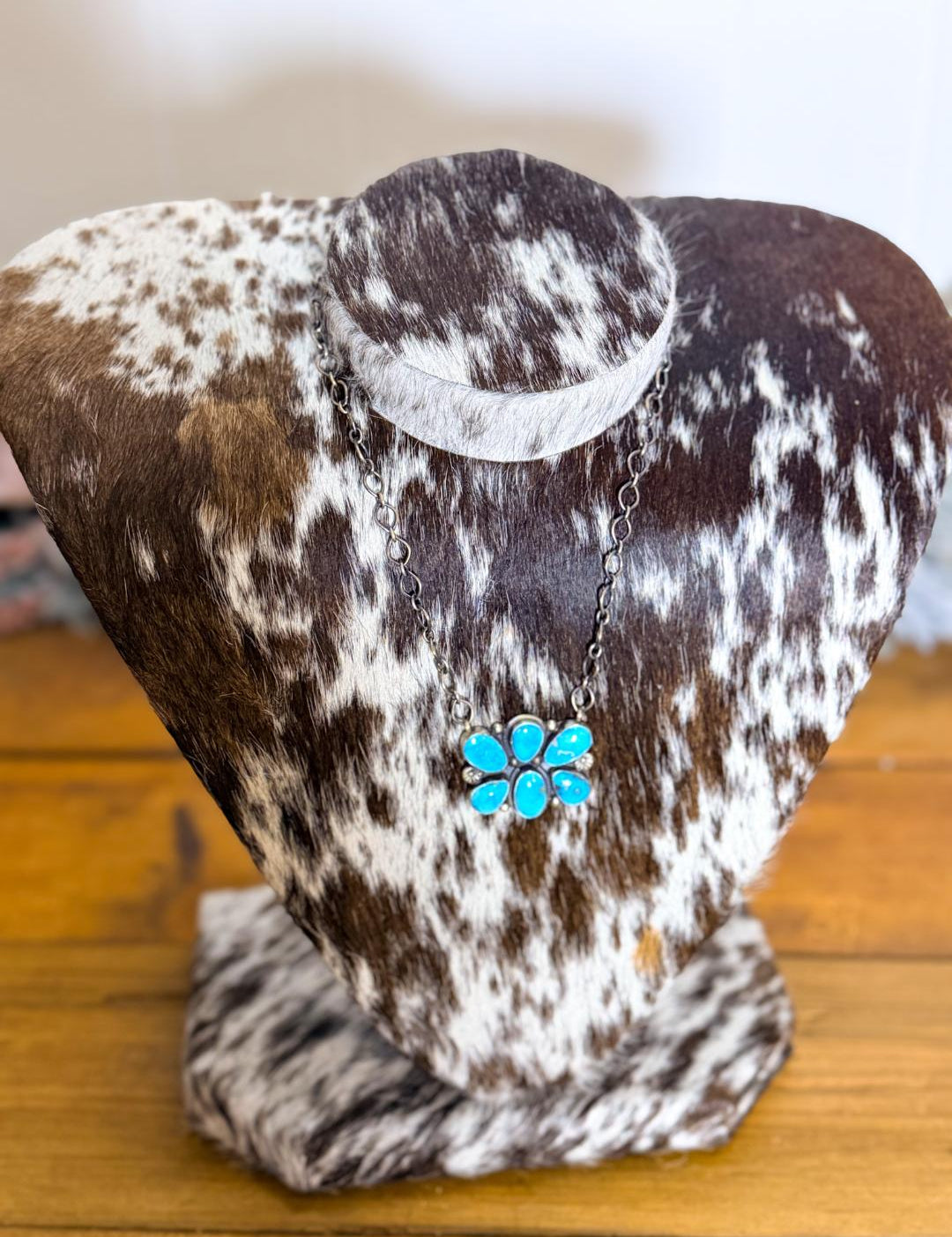 Cluster Turquoise Necklace