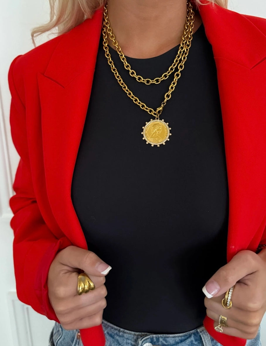 XL Coin Necklae-Chansuttpearls