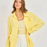 Sugarloaf Button Up Shirt - Butter