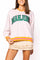 Preorder Pink, Orange & Green Rhinestone 'Mahjong' Sweatshirt - Multi [Queen of Sparkles]