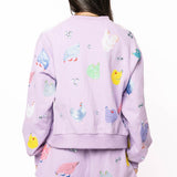 Lavender Multi Chicken Shorts - Queen of Sparkles