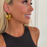 Love Earrings-Chansuttpearls- Gold