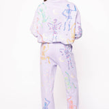 Preorder Multi Dancing Skeleton Mock Neck Sweatshirt - Lavender [Queen of Sparkles]