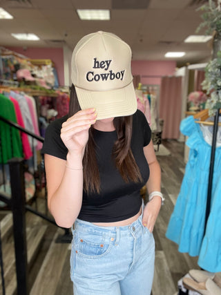 Hey Cowboy Trucker Hat