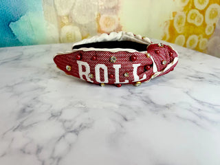 Roll Tide Cross Stitch Headband
