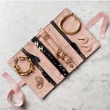 Jewelry Roll Travel Pouch- Stripe- Bag-All