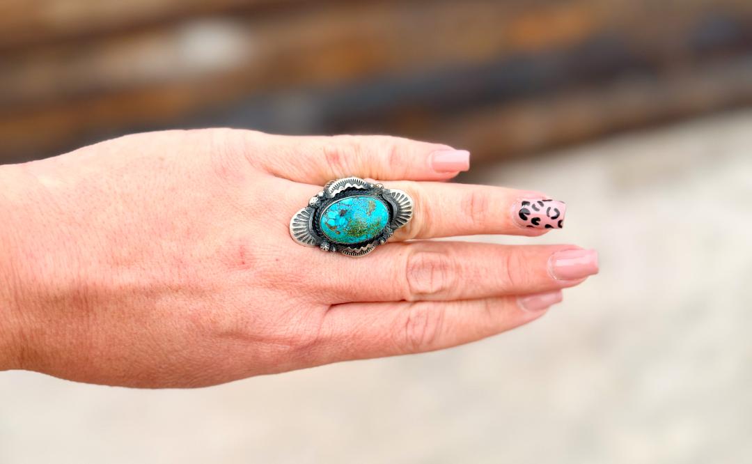 Large One-Stone Ring – Size 12