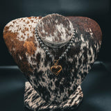 Glam Heart Necklace-Chansuttpearls
