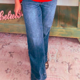 Mid Rise Trouser Retro Wide Leg Jean | Judy Blue