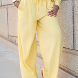 Sugarloaf Elastic Waist Pants - Butter