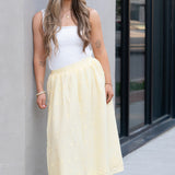 Beachglass Embroidered Maxi Skirt