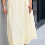 Beachglass Embroidered Maxi Skirt