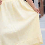 Beachglass Embroidered Maxi Skirt