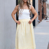 Beachglass Embroidered Maxi Skirt