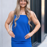Heatwave Mini Dress – Blue