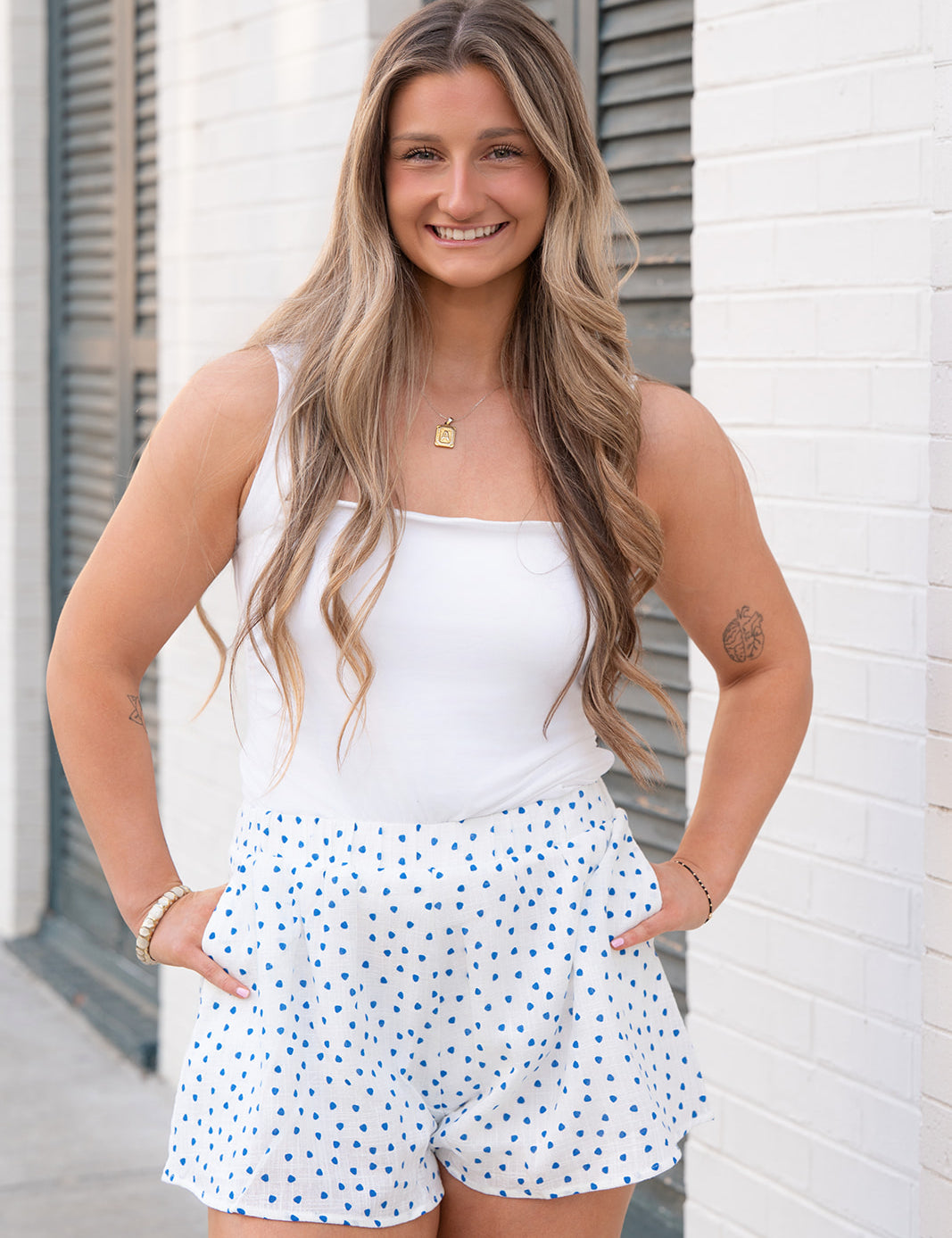 Tidepool Printed Shorts – Blue