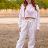 LoveShackFancy Lillia Bow Print Sweatpant – Chantilly